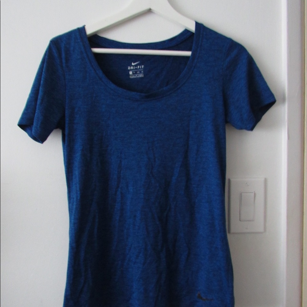Nike blue workout top